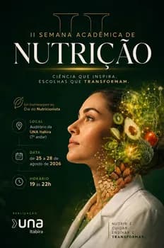 II Semana Acadêmica de Nutrição da UNA - Itabira em Itabira