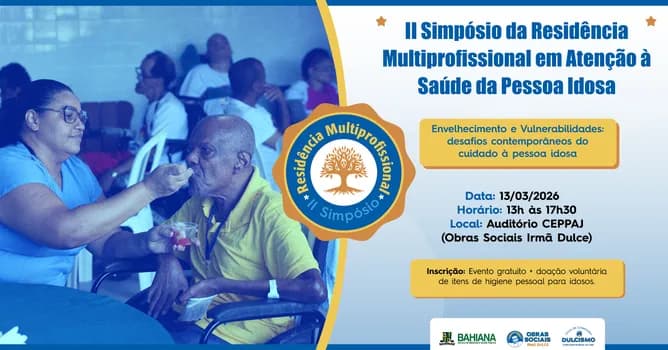 Imagem do II Simpósio da Residência Multiprofissional em Atenção à Saúde da Pessoa Idosa
