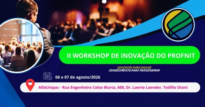 Imagem do II WORKSHOP DE INOVAÇÃO PROFINIT