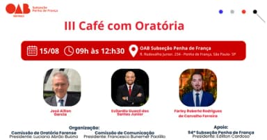 III Café com Oratória em São Paulo