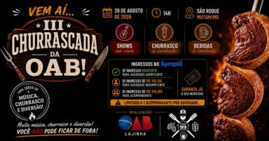 III CHURRASCADA DA OAB em Mutum