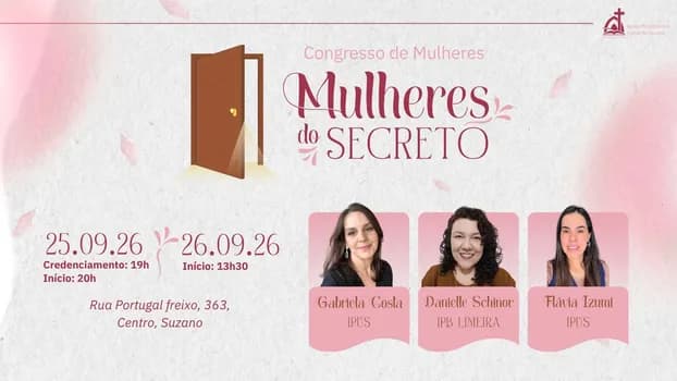 Imagem do III Congresso de Mulheres IPUS - Mulheres do secreto
