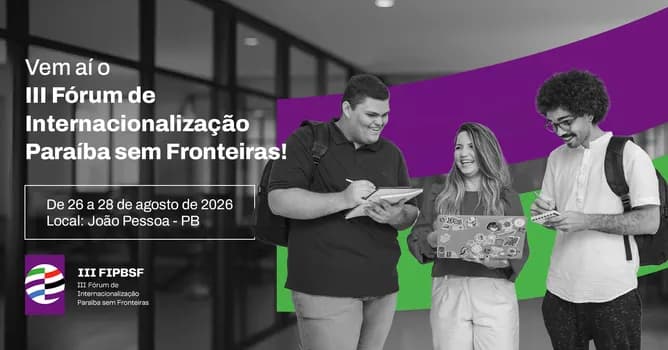 Imagem do III Fórum de Internacionalização Paraíba sem Fronteiras