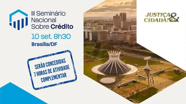 Imagem do III Seminário Nacional Sobre Crédito
