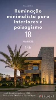 Imagem do Iluminação Minimalista: Do interiores ao Paisagismo