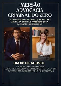 Imagem do Imersão Advocacia Criminal do Zero