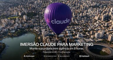 Imersão Claude para Líderes de Marketing em BH em Belo Horizonte