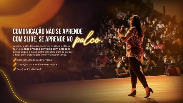 Imagem do Imersão de Comunicação e Oratória - Método HERO