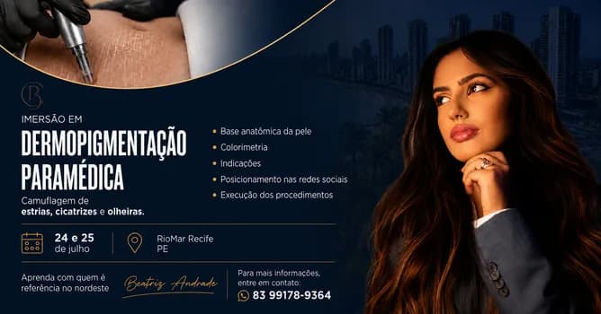Imagem do Imersão em Dermopigmentação Paramédica e Camuflagem - Recife/PE