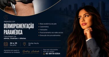Imersão em Dermopigmentação Paramédica e Camuflagem - Recife/PE em Recife