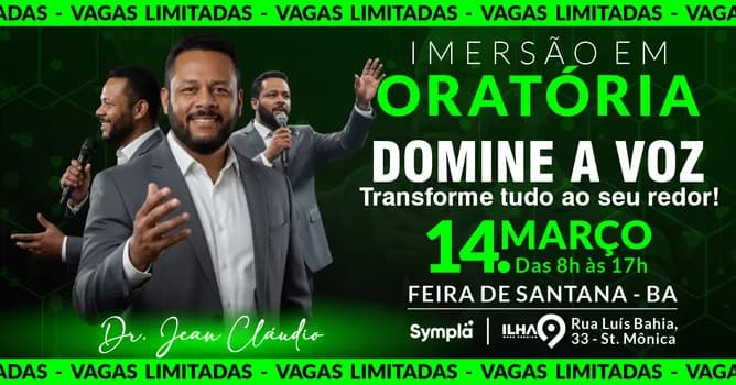 Imagem do Imersão em Oratória - Domine a voz. Transforme tudo ao seu redor!
