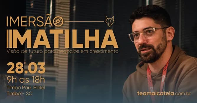 Imagem do IMERSÃO MATILHA - Visão de futuro para negócios em crescimento