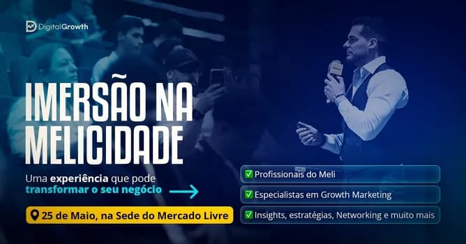 Imagem do Imersão Melicidade: Estratégia, Vendas e Bastidores do Mercado Livre