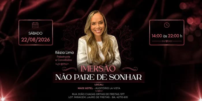 Imagem do Imersão Não Pare de Sonhar