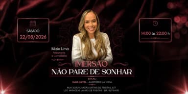 Imersão Não Pare de Sonhar em Lauro de Freitas
