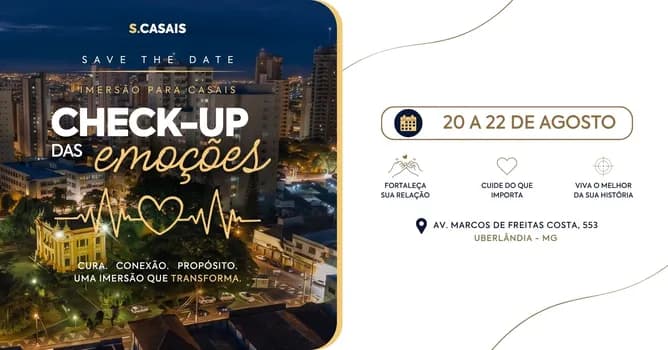Imagem do IMERSÃO PARA CASAIS - CHECK-UP DAS EMOÇÕES