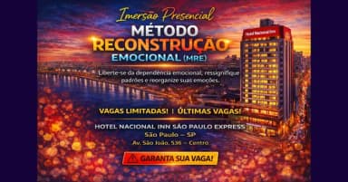 Imersão Presencial Método Reconstrução Emocional (MRE) TRANSFORMADORA em São Paulo