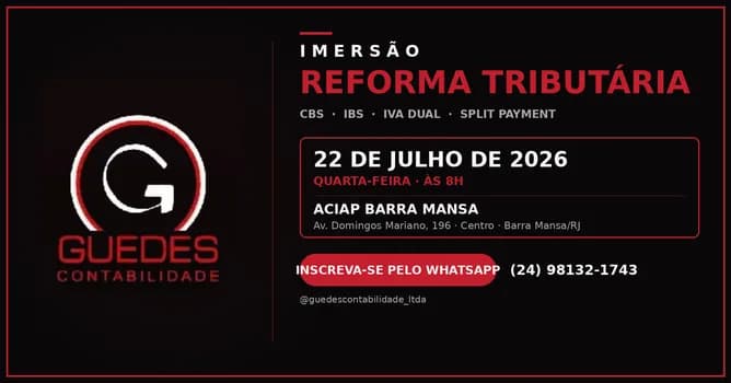 Imagem do IMERSÃO - REFORMA TRIBUTÁRIA