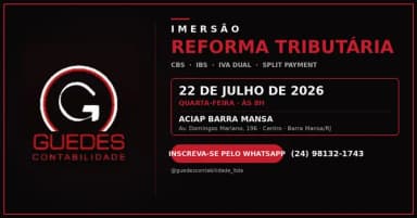 IMERSÃO - REFORMA TRIBUTÁRIA em Barra Mansa