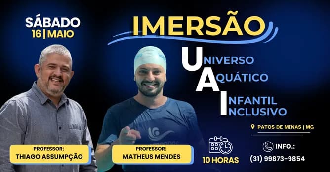 Imagem do Imersão UAI - Universo Aquático Inclusivo - Patos de Minas | MG