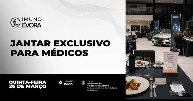 Imagem do Imuno Évora | Palestra gratuita para médicos | Performance: a nova era da medicina metabólica