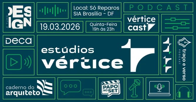 Imagem do Inauguração Estúdios Vértice: Onde o Design e a Voz se Encontram