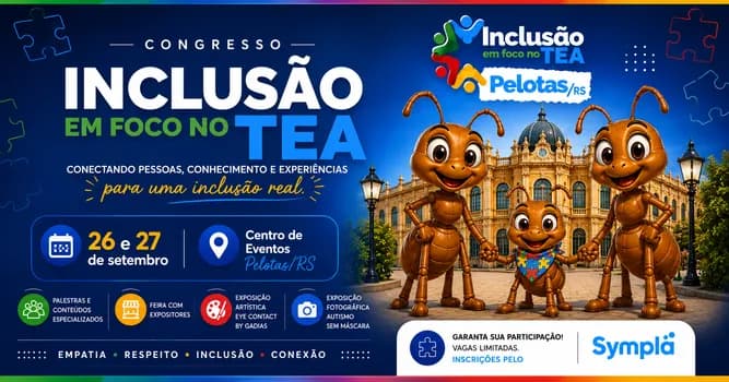 Imagem do Inclusão em Foco no TEA - Pelotas/RS - 3ª edição