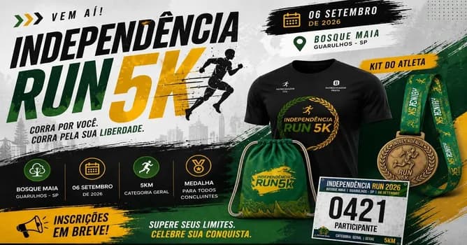 Imagem do INDEPENDÊNCIA RUN 5K - GUARULHOS