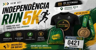 INDEPENDÊNCIA RUN 5K - GUARULHOS em Guarulhos