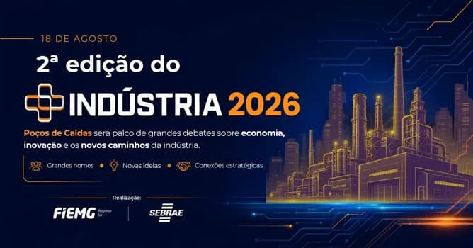 Imagem do + Indústria 2026 - Inovação, Inteligência Artificial e Indústria 4.0