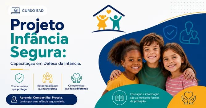 Imagem do Infância Segura Criança e Igreja protegida Campos dos Goytacazes e região