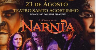Ingresso Individual - As Crônicas de Nárnia - O Espetáculo - 16hr em Belo Horizonte