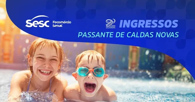 Imagem do Ingresso Parque Aquático Sesc Caldas Novas - dia 14/03