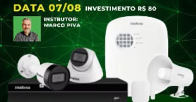 Integração entre Sistema de Alarmes e CFTV via redes - INTELBRAS em Campinas