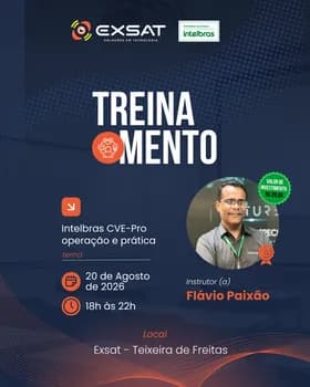 INTELBRAS CVE-PRO OPERAÇÃO E PRÁTICA em Teixeira de Freitas