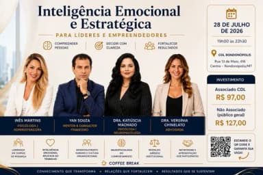 Inteligência Emocional e Estratégica para Líderes e Empreendedores em Rondonópolis
