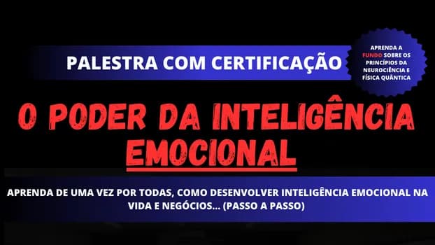 Imagem do Inteligência Emocional + Neurociência - (COM CERTIFICAÇÃO)