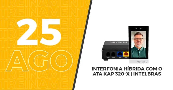 Imagem do Interfonia híbrida com o ATA KAP 320-X|Intelbras