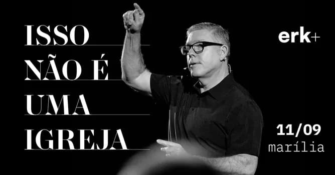 Imagem do "isso não é uma igreja" em marília/sp