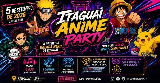 Imagem do Itaguai Anime Party