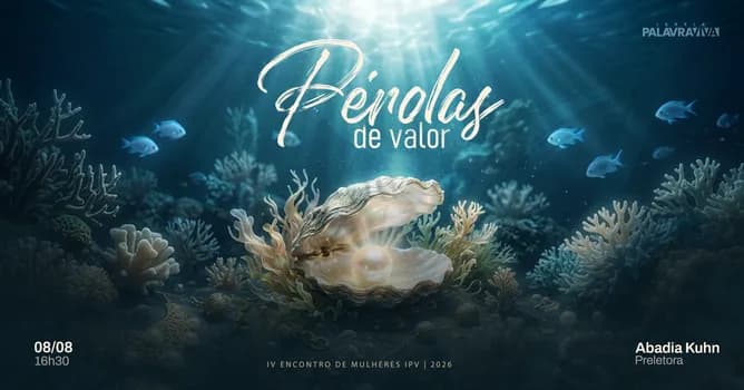 Imagem do IV ENCONTRO DE MULHERES IPV 2026 | PÉROLAS DE VALOR