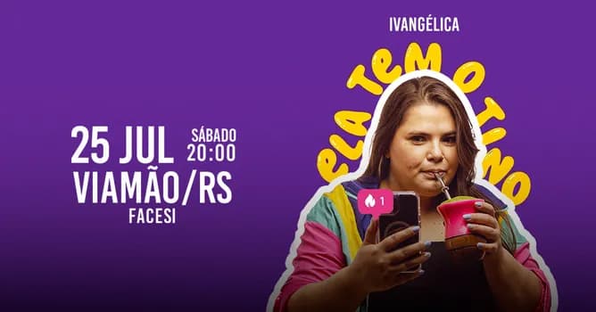 Imagem do IVANGÉLICA - ELA TEM O TINO em VIAMÃO