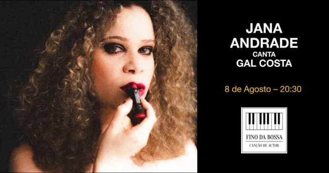 Imagem do Jana Andrade no Fino da Bossa
