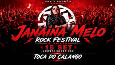 JANAÍNA MELO ROCK FESTIVAL (4ª EDIÇÃ0) em Maceió