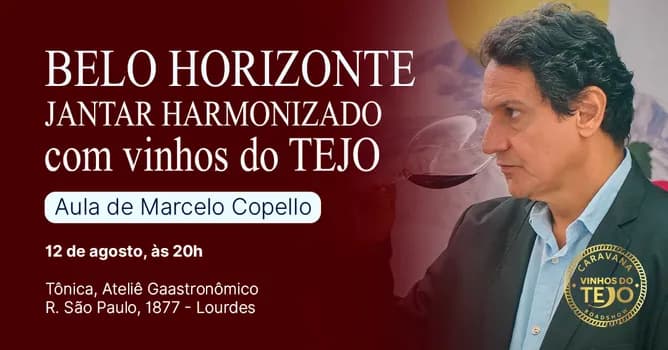 Imagem do Jantar e Masterclass com Marcelo Copello e vinhos do TEJO - Belo Horizonte