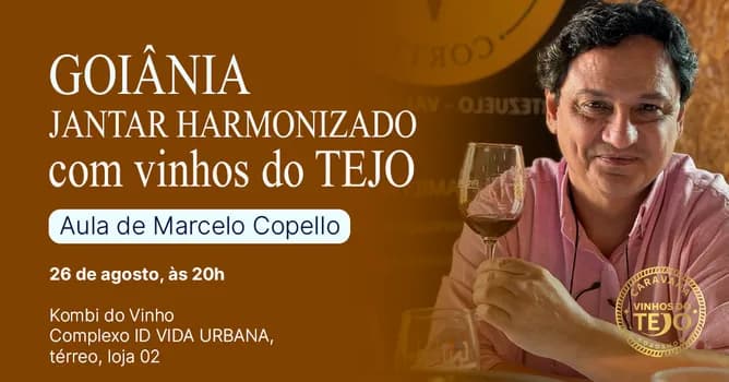 Imagem do Jantar e Masterclass com Marcelo Copello e vinhos do TEJO - Goiânia