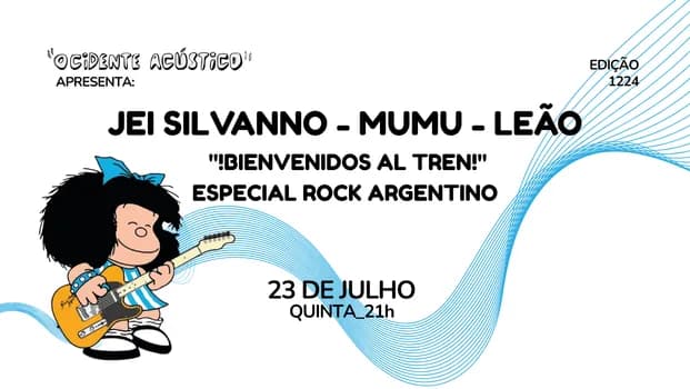 Imagem do Jei Silvanno - Mumu - Leão -Especial Rock Argentino - "Ocidente Acústico"