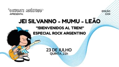 Jei Silvanno - Mumu - Leão -Especial Rock Argentino - "Ocidente Acústico" em Porto Alegre