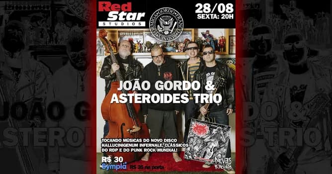 Imagem do João Gordo & Asteroides Trio