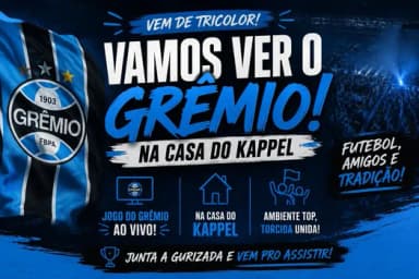 jogo do gremio na casa do kappel em São José
